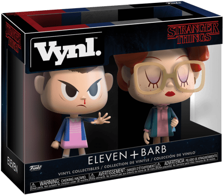 怪奇物語 Eleven 與 Barb 搪膠人偶 壁紙