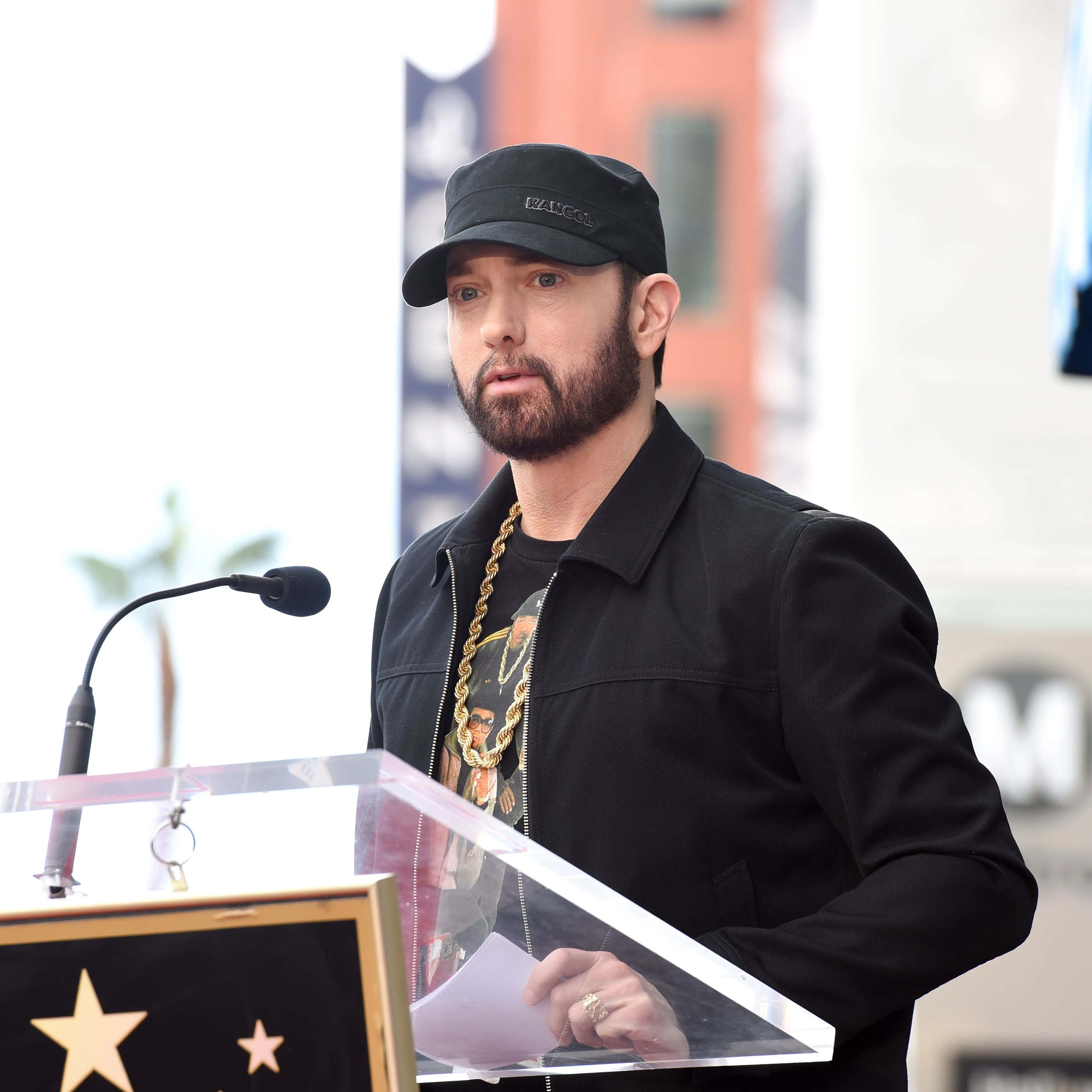 Eminem 在荷李活星光大道 壁紙