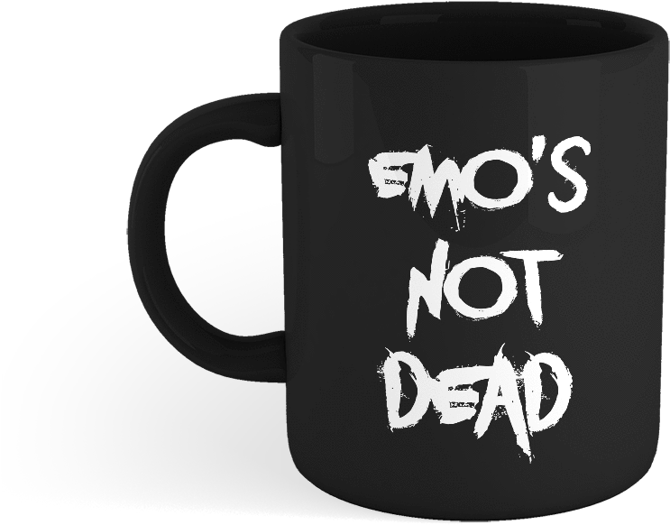 emo 未死 黑色馬克杯 壁紙