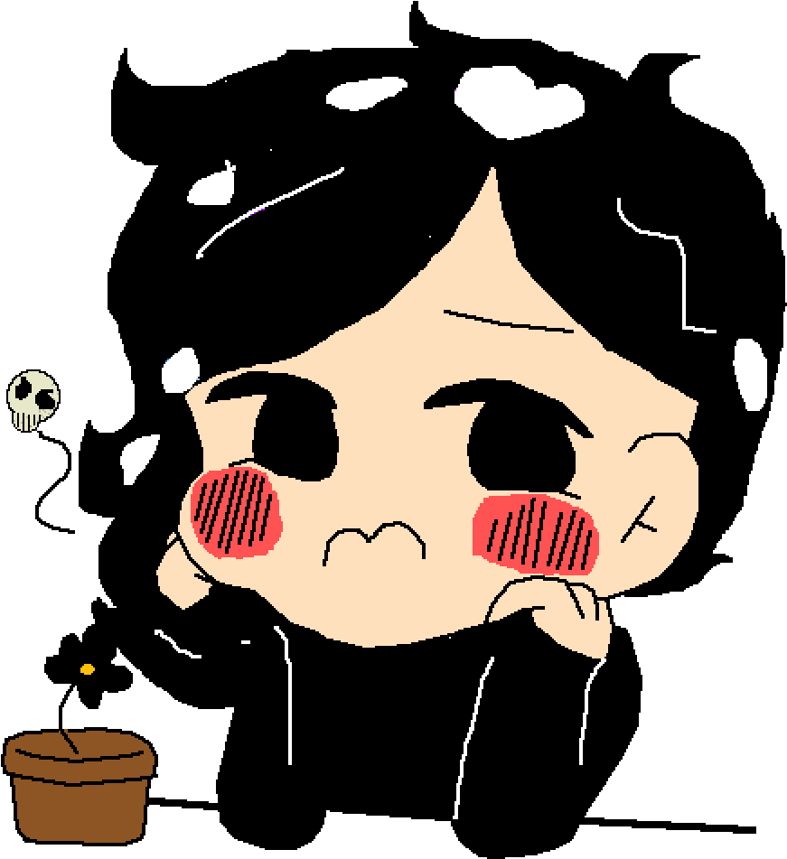 emo動漫角色生氣 壁紙