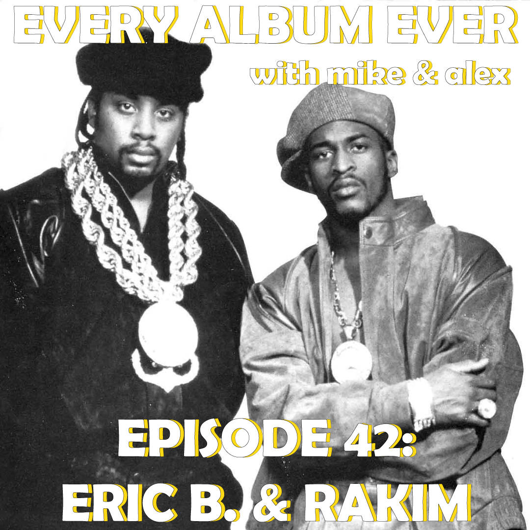 兩名嘻哈風格的男子，文字標示為 Eric B. 和 Rakim。