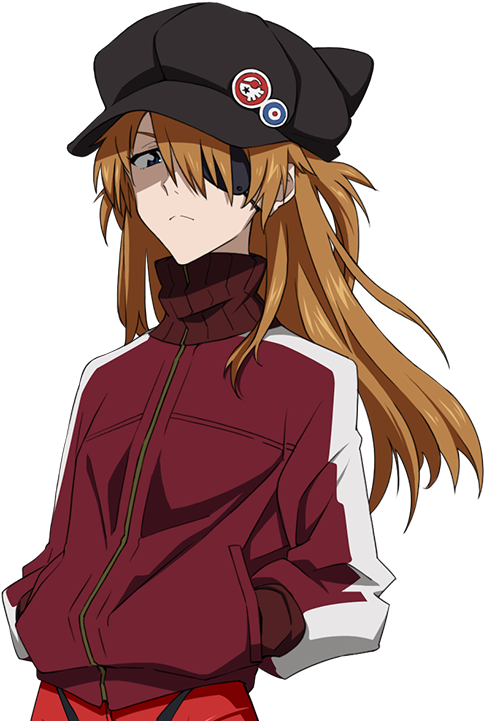 Evangelion 角色戴帽 壁紙