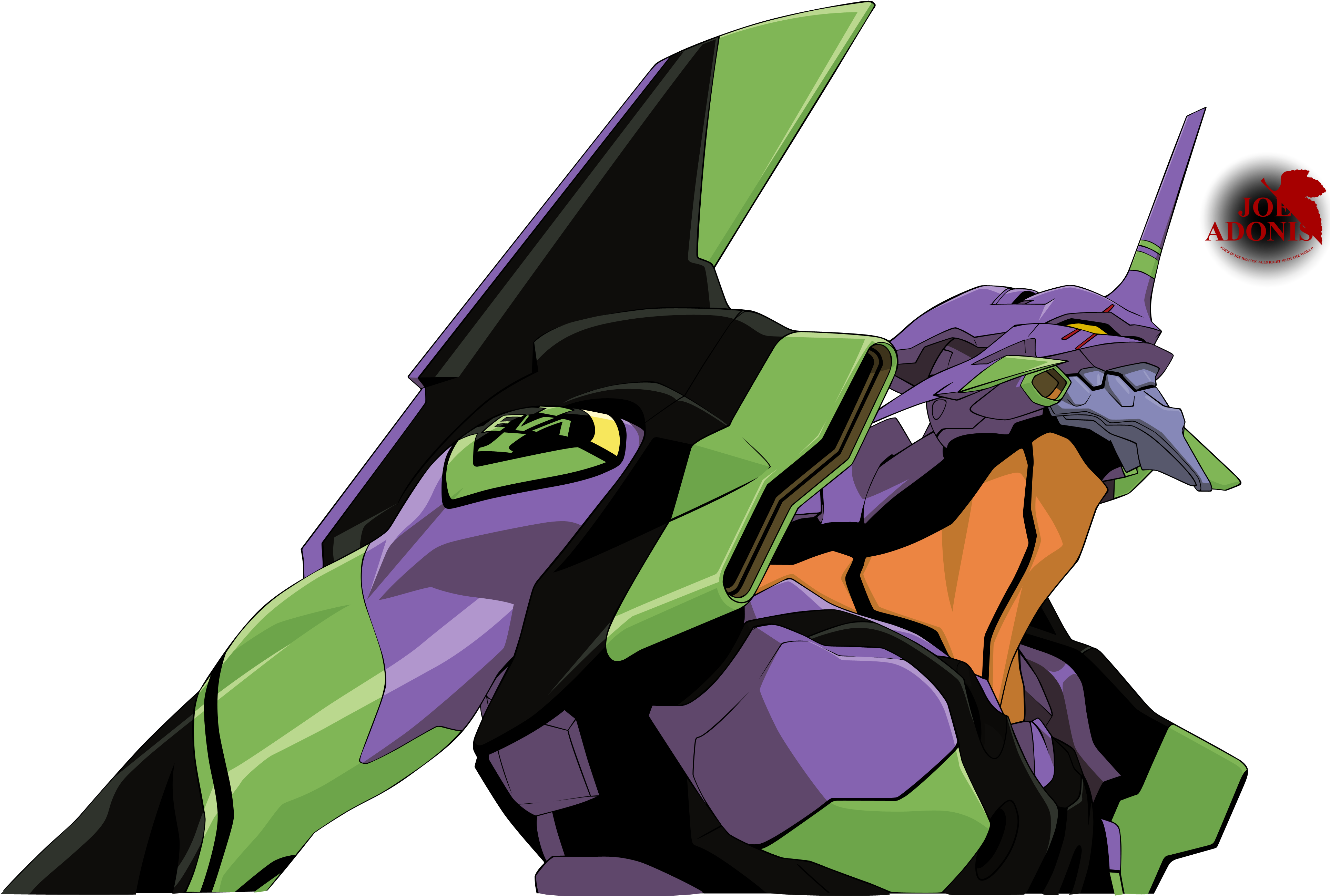 Evangelion 初號機 側面視角 壁紙