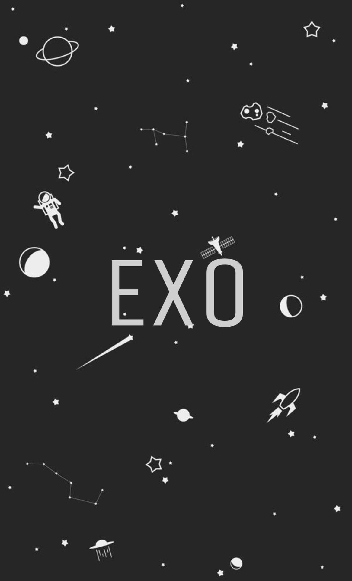 EXO 星際風粉絲藝術 壁紙