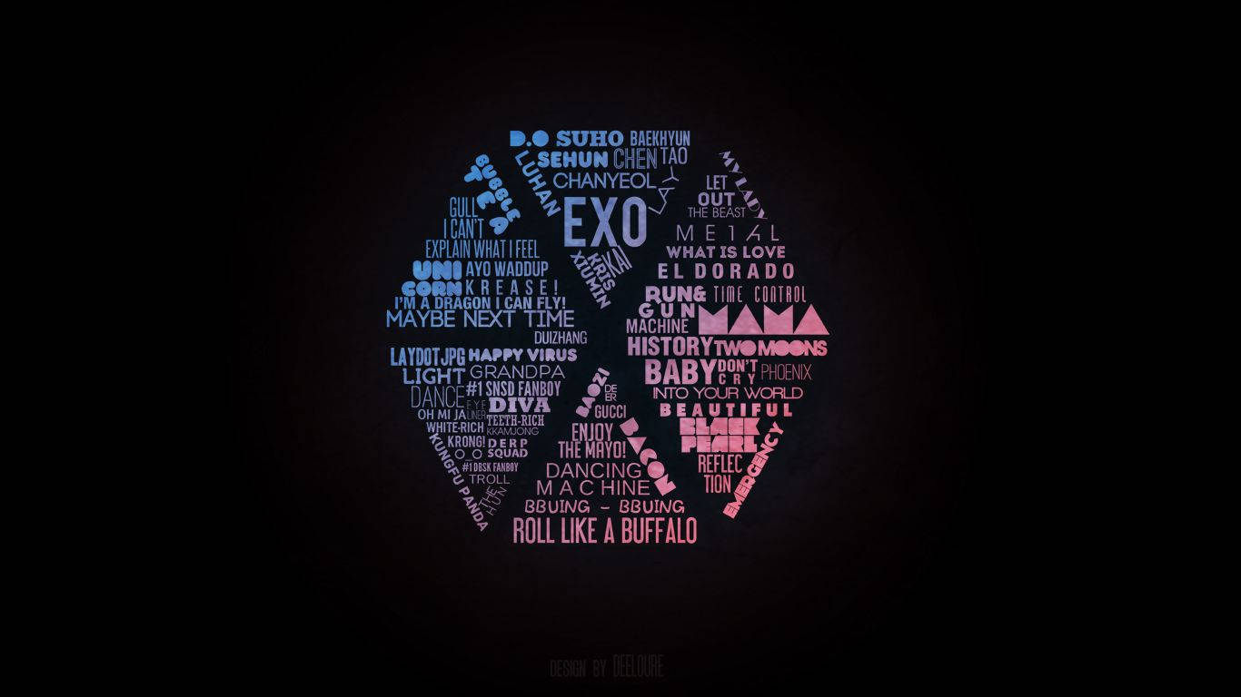 EXO 標誌 K-pop 壁紙