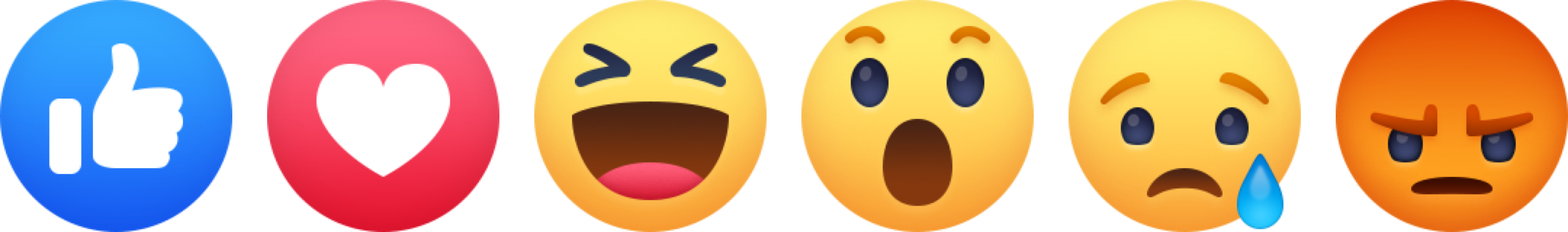 Facebook 表情反應圖示 壁紙