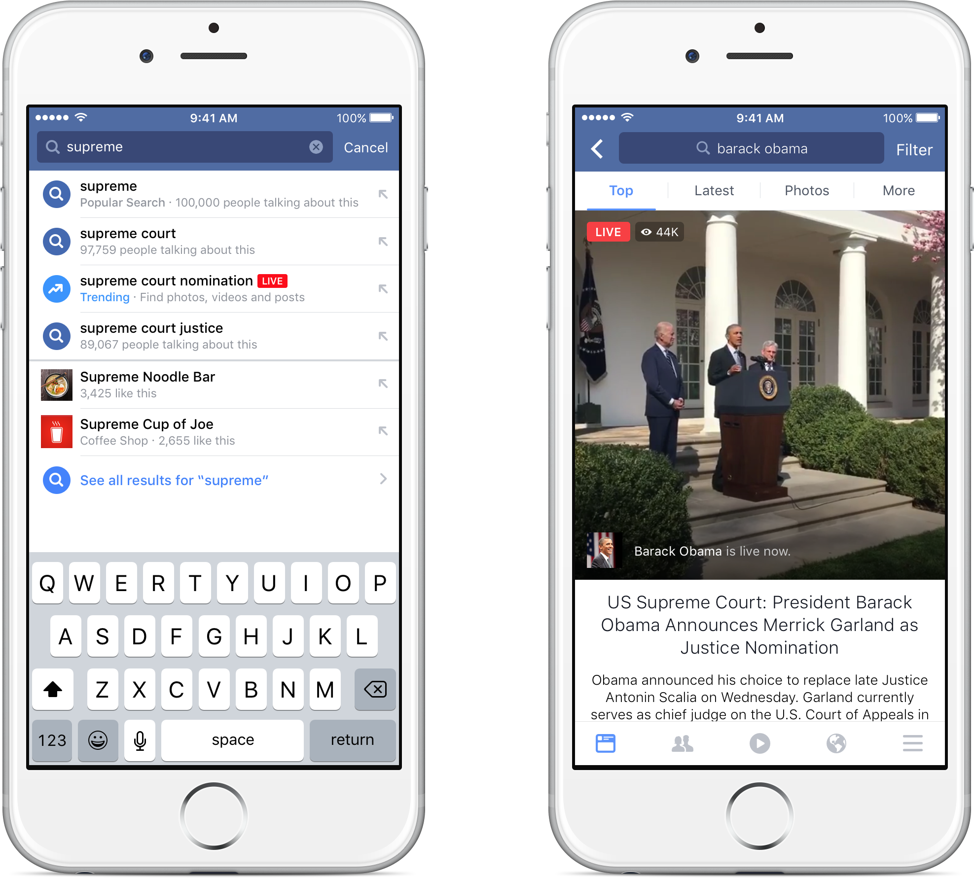 Facebook Live 功能示範 壁紙
