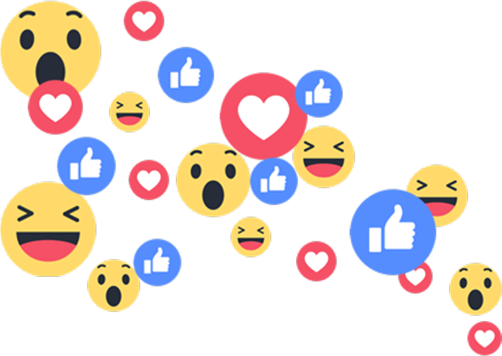 Facebook 表情符號漂浮效果 壁紙