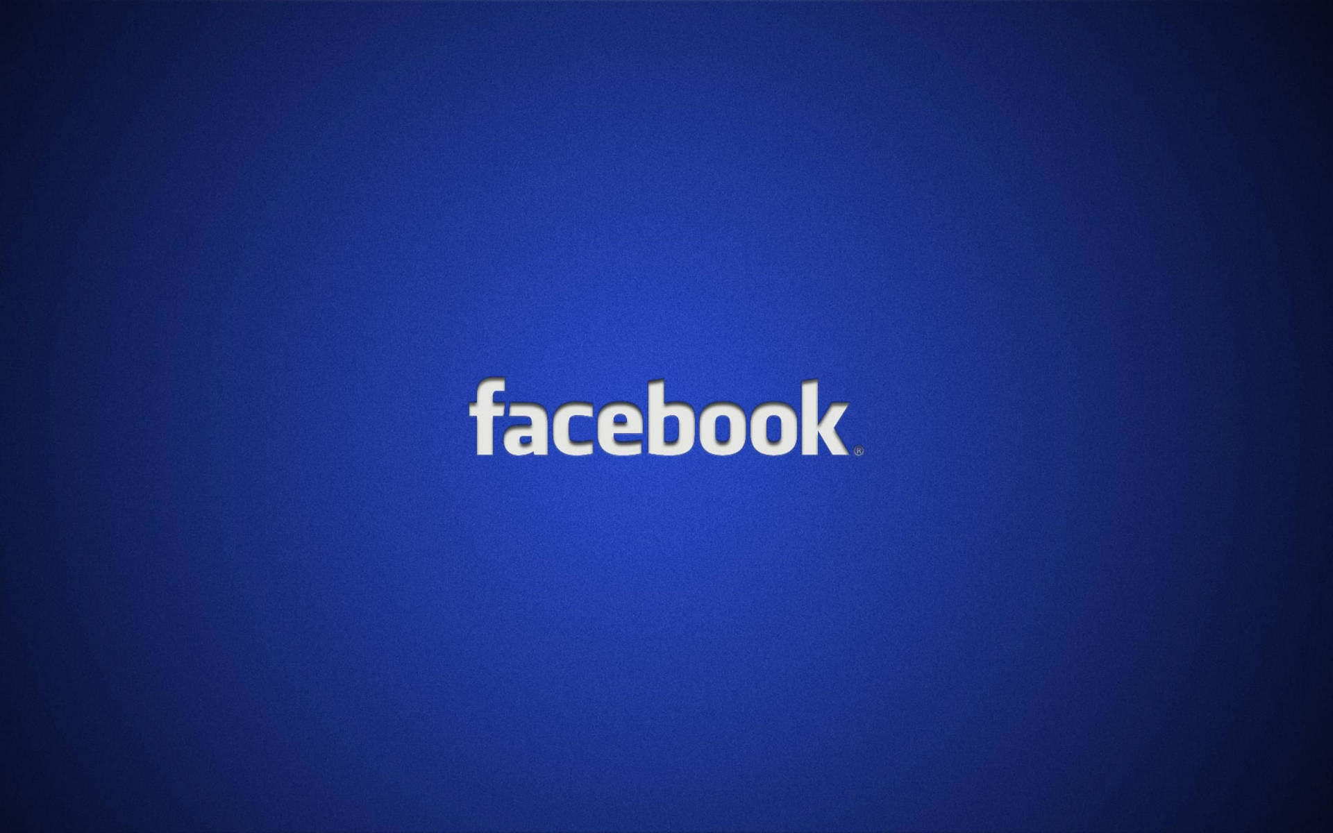 藍色背景上的 Facebook 標誌