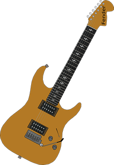 Fender 電結他插畫 壁紙