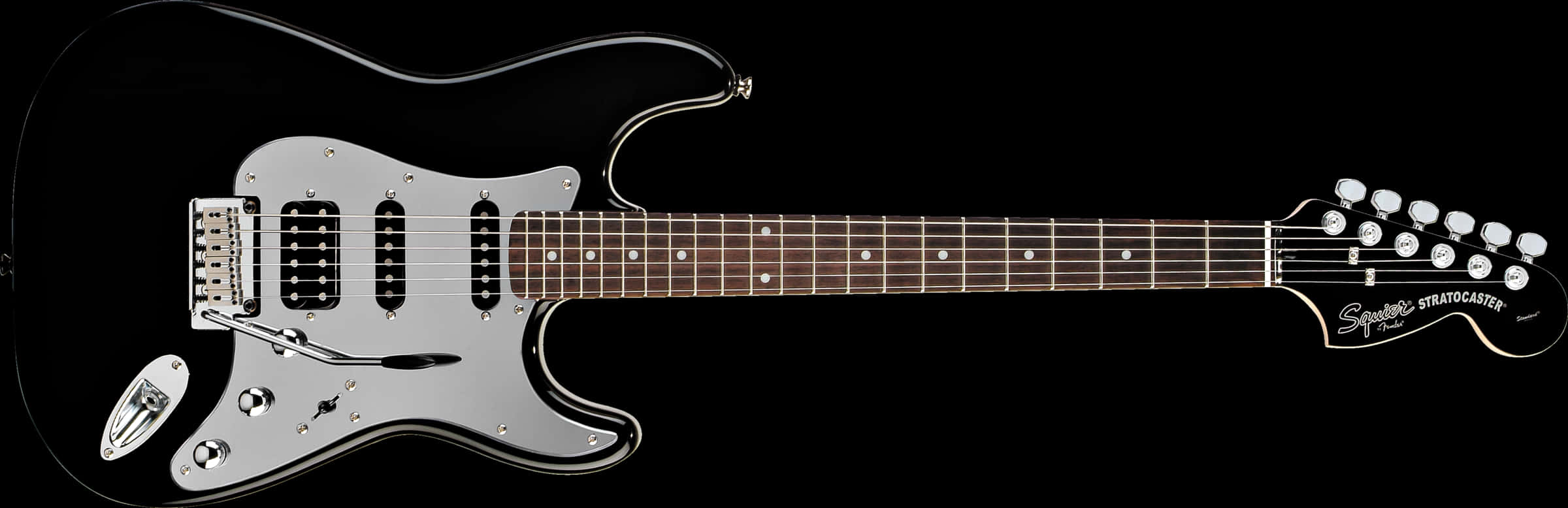 黑色Fender Stratocaster結他 壁紙