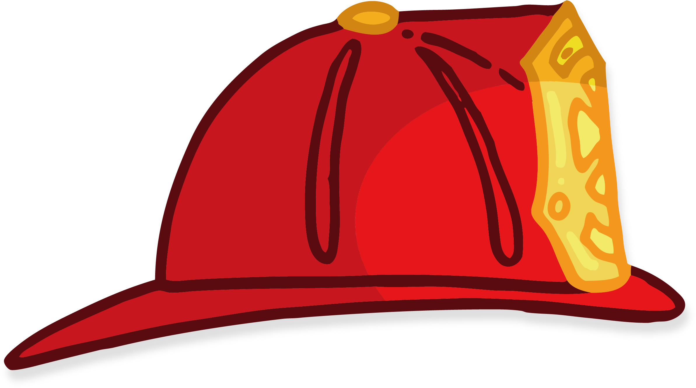 Firefighter Helmet Cartoon 壁紙