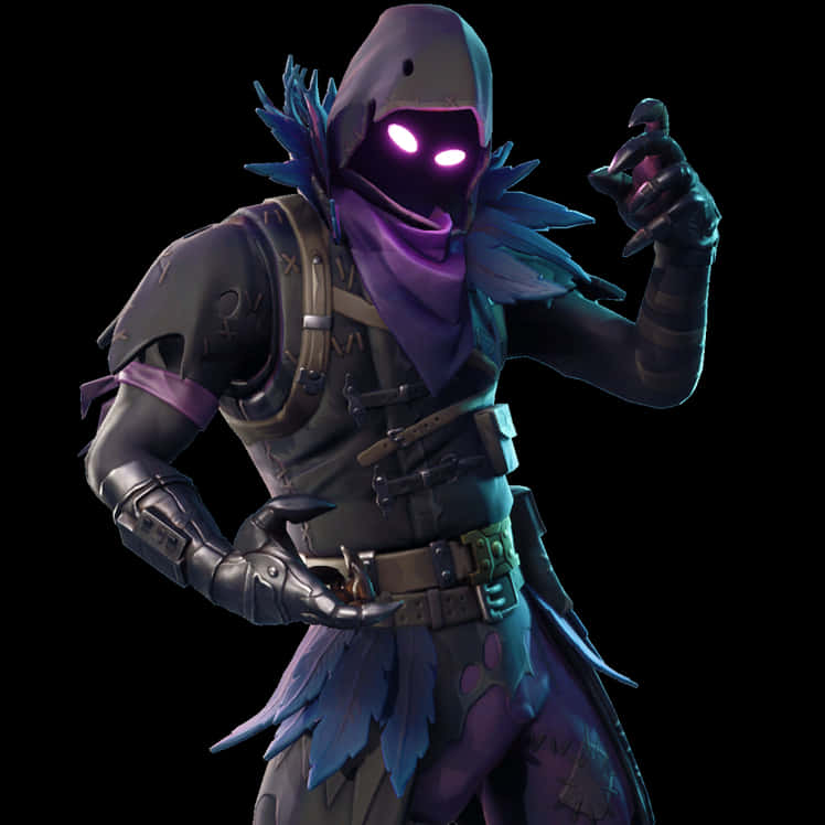 Fortnite 烏鴉造型角色 壁紙