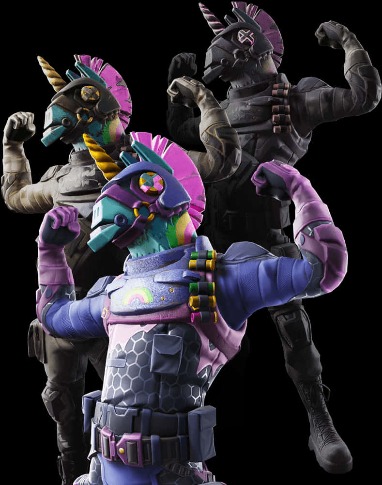Fortnite 獨角獸羊駝皮膚姿勢 壁紙