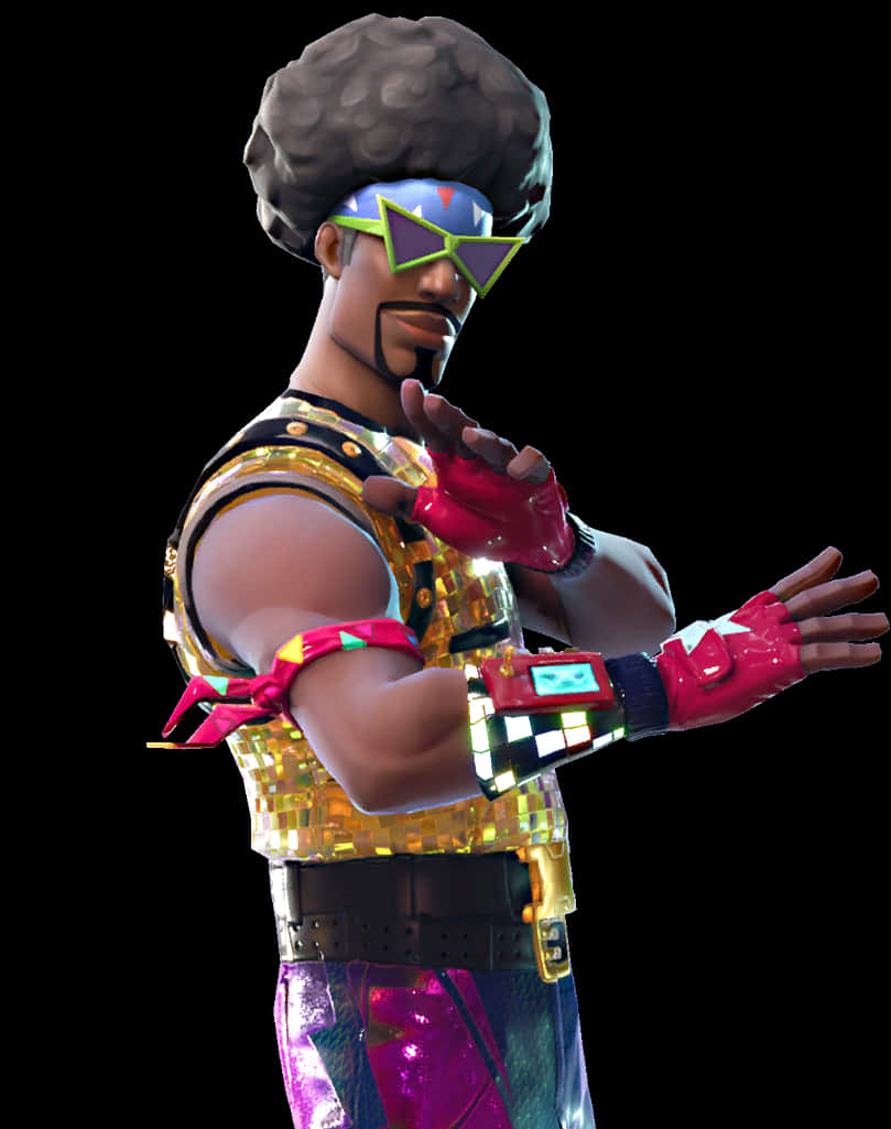 Fortnite 搞笑迪斯可角色 壁紙