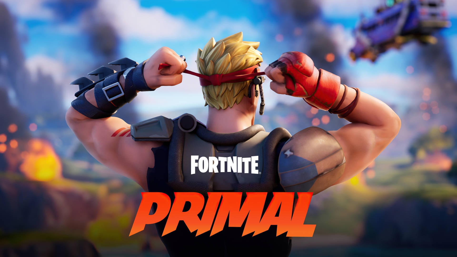 Fortnite Primal角色在戰鬥場景中移除眼罩