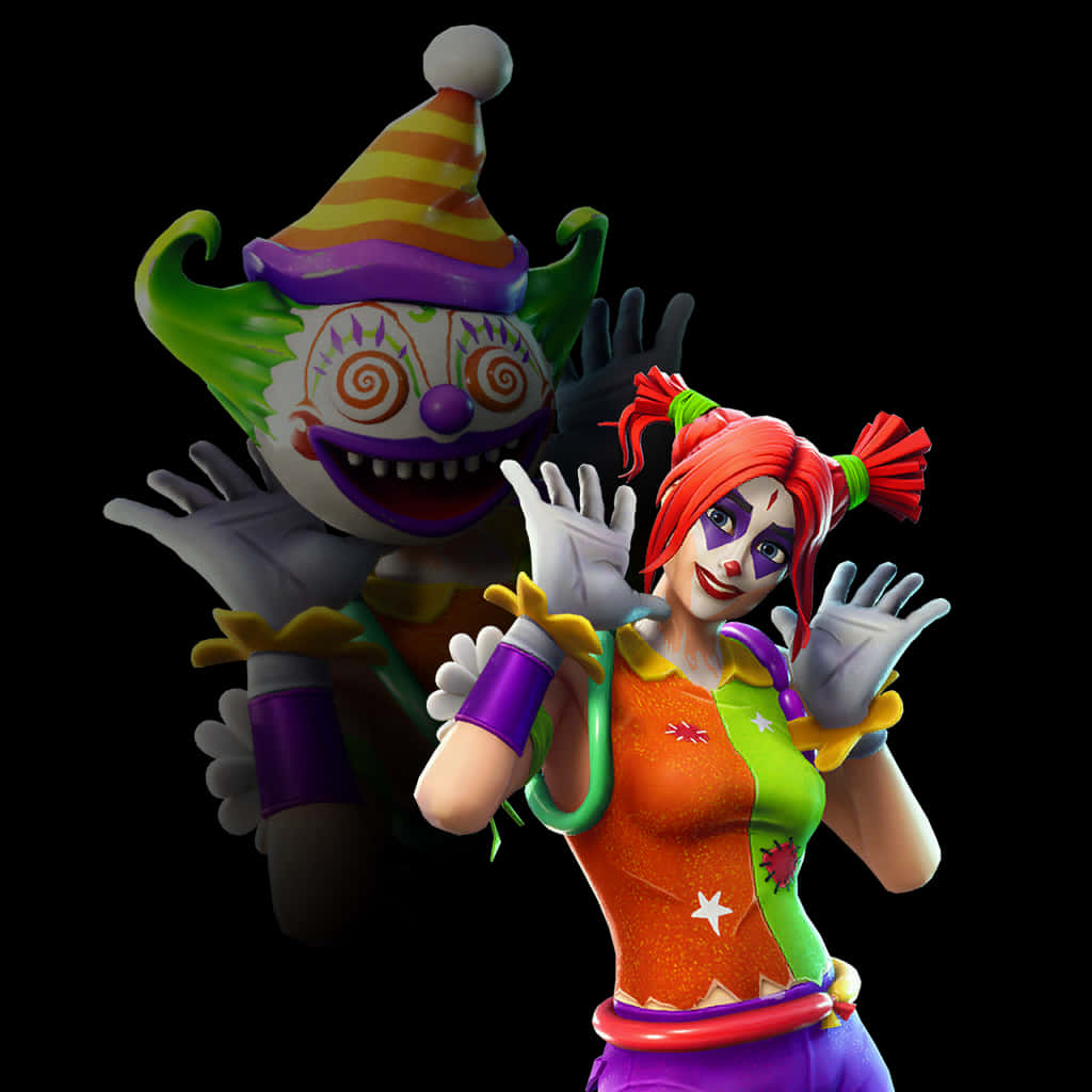 Fortnite 小丑皮膚角色 壁紙