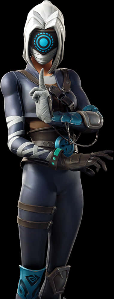 Fortnite Teknique 皮膚姿態 壁紙