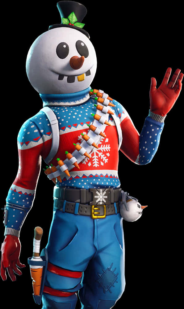 Fortnite 雪人裝扮 壁紙
