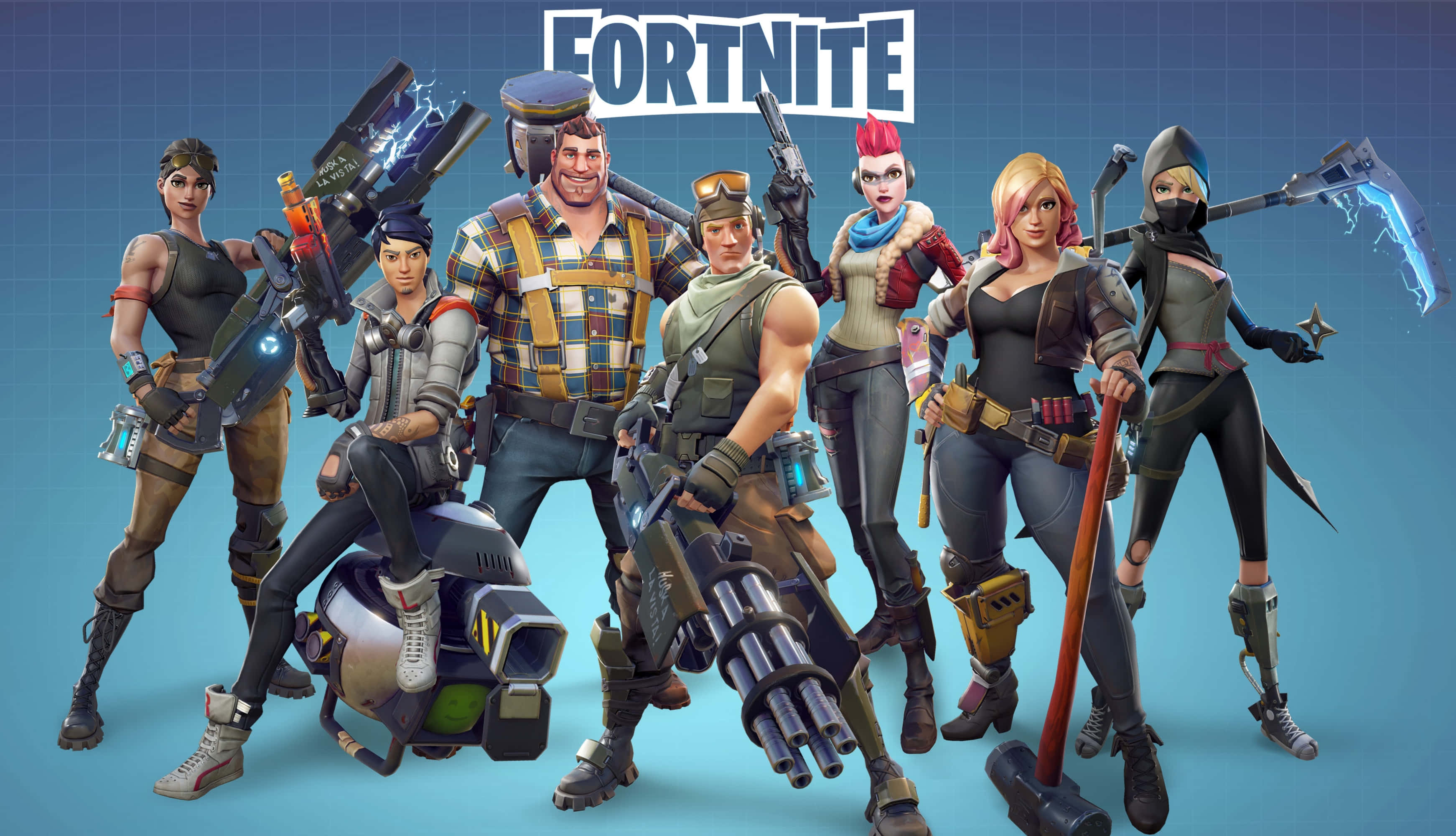 Fortnite - 一群持槍的人 壁紙