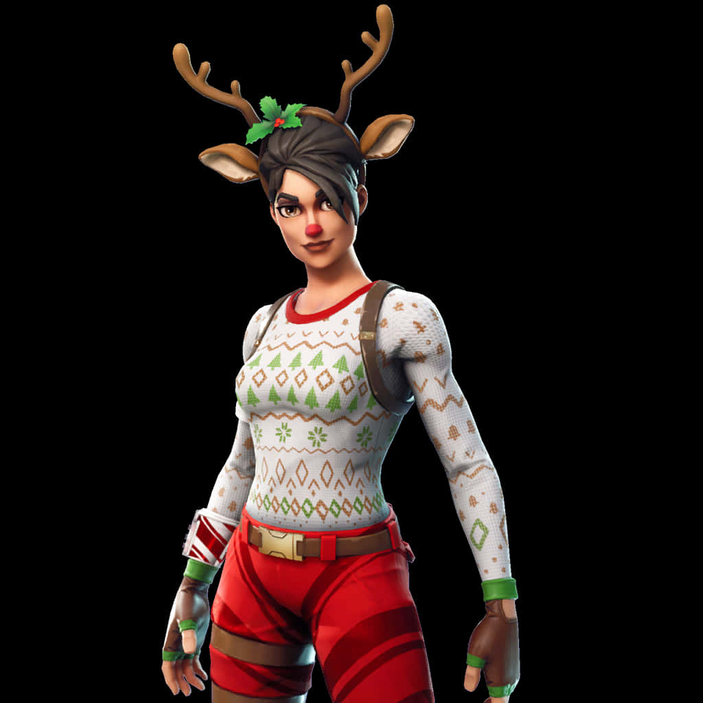 Fortnite 假日限定馴鹿角造型皮膚 壁紙