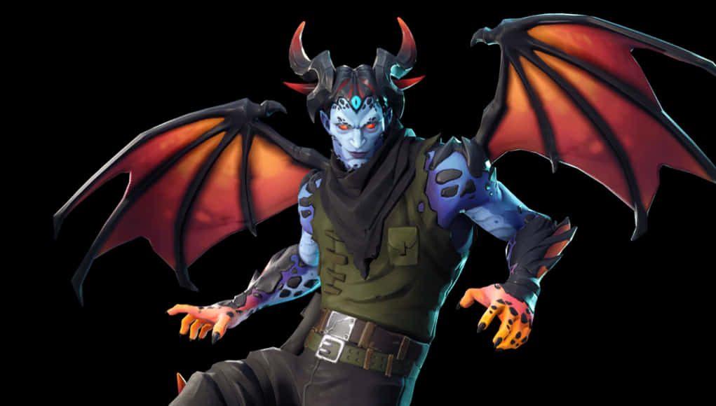 Fortnite 惡魔翅膀造型 壁紙