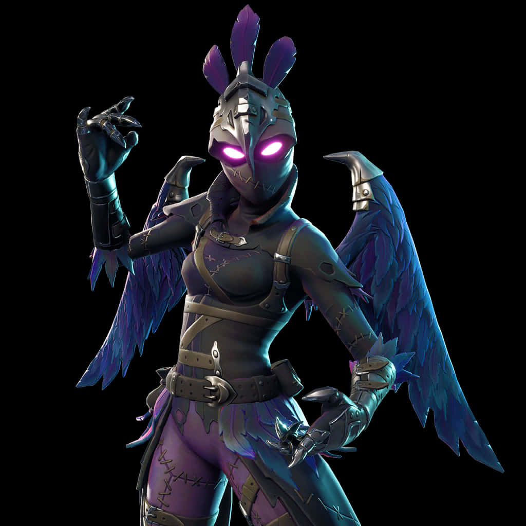 Fortnite 烏鴉造型角色 壁紙