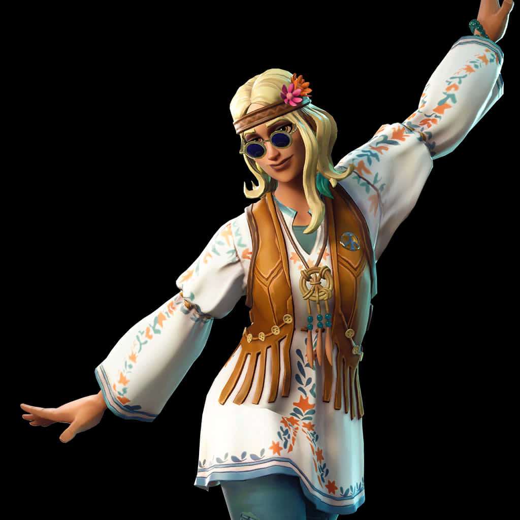 Fortnite嬉皮士角色皮膚