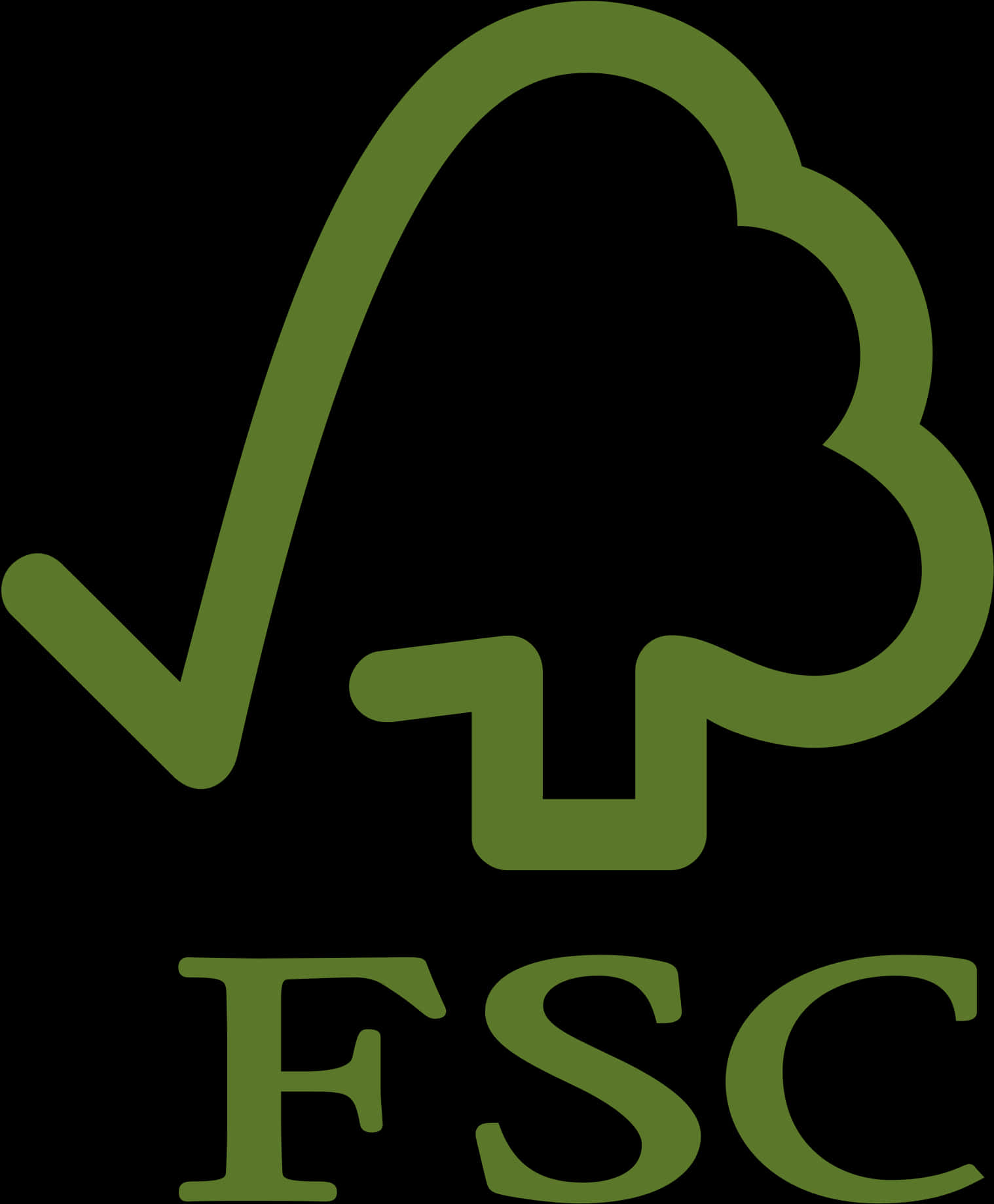 FSC認證標誌綠色 壁紙