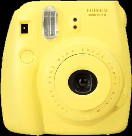 黃色即影即有相機 Fujifilm Instax Mini8 壁紙