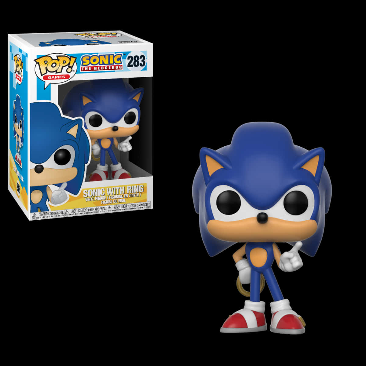 Funko Pop 索尼克持戒指人偶 壁紙