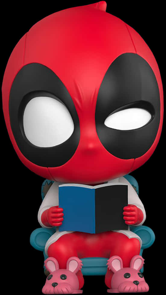 死侍 Funko Pop 閱讀書籍 壁紙