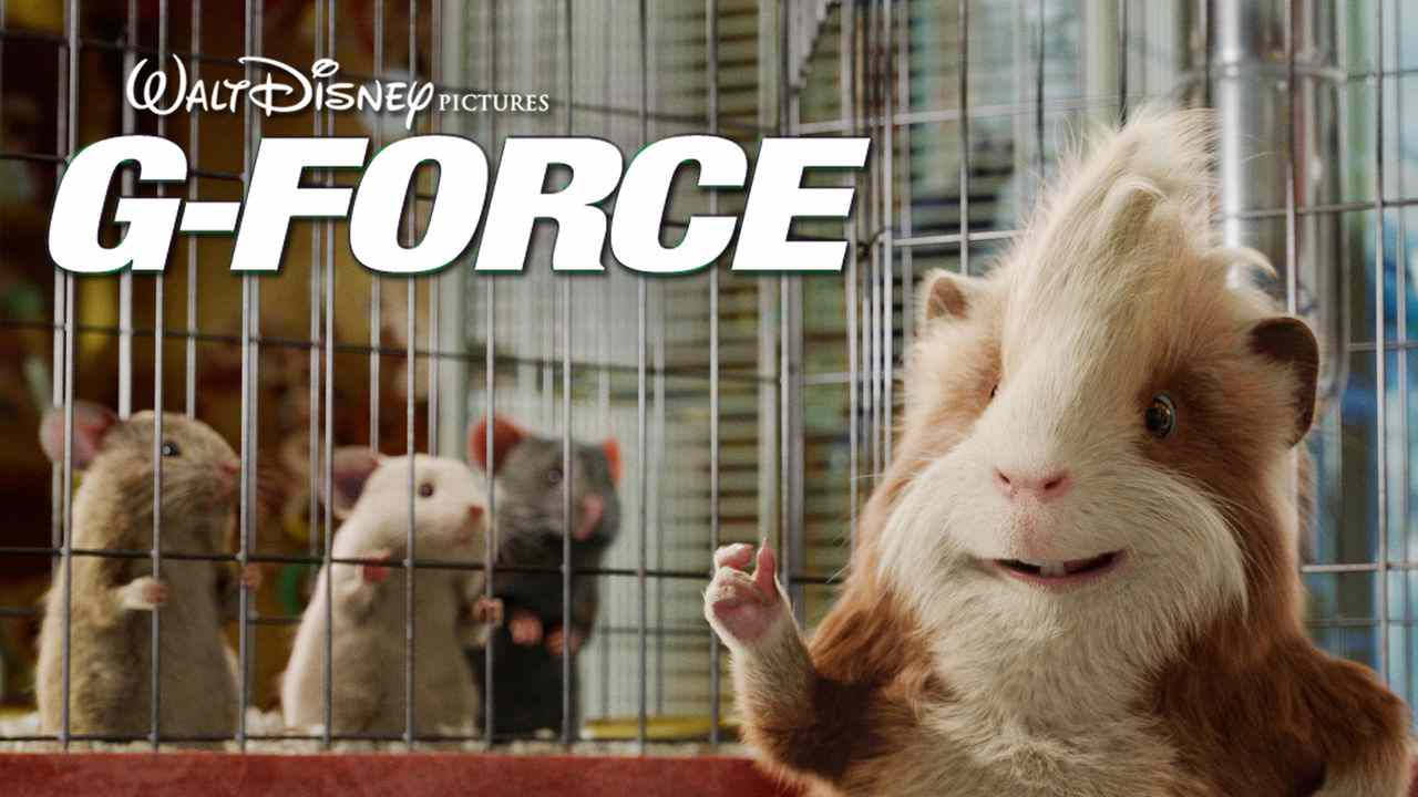 來自迪士尼電影《G-Force》的籠中動畫天竺鼠。