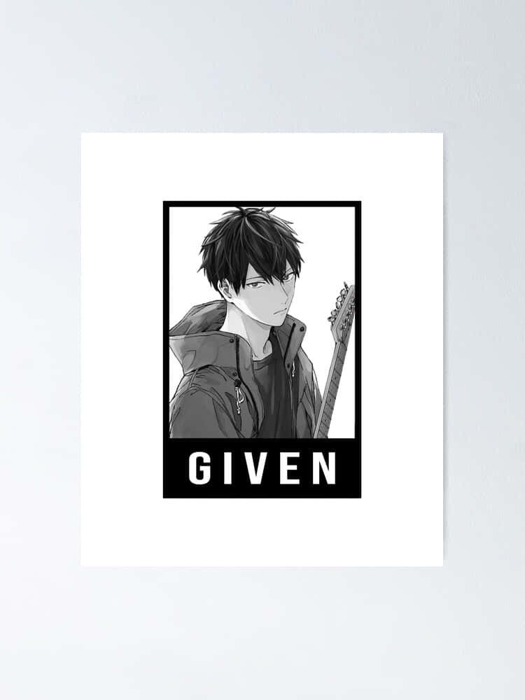 動畫角色手持結他，下方有「GIVEN」文字。