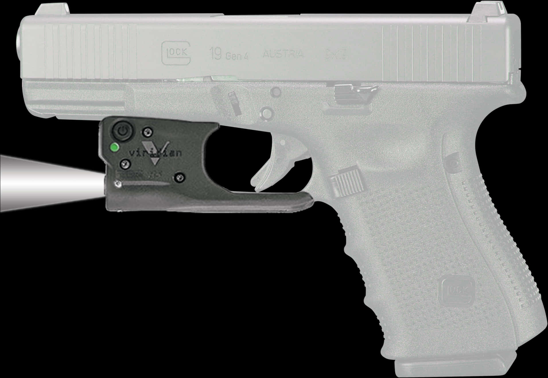 Glock 手槍連激光瞄準器 壁紙