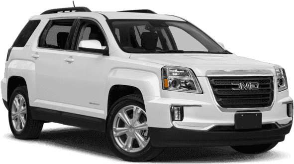 白色 GMC SUV 側影 壁紙 — 一輛純白色的GMC Acadia SUV在工作室燈光下展示，線條簡潔，帶有鍍鉻裝飾。