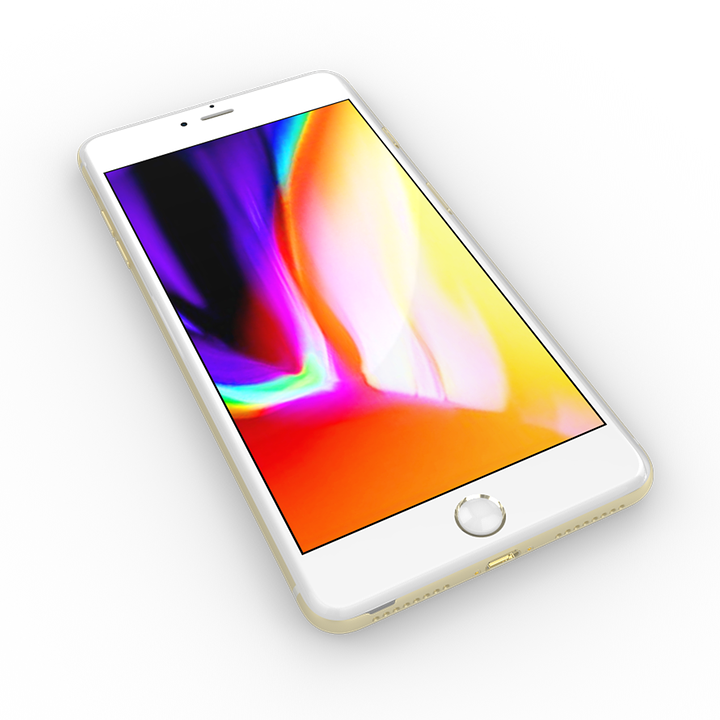 黑色背景上的Goldi Phoneon 壁紙