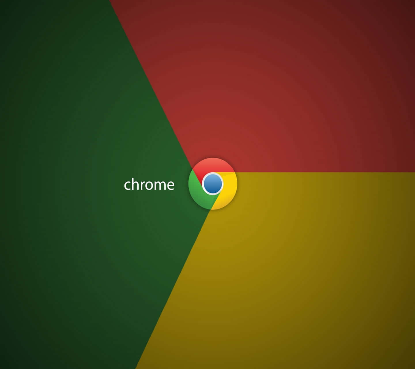 Chrome 標誌在彩色幾何背景上 — Google Chrome GIF 壁紙