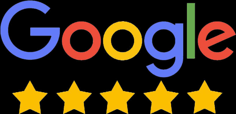 Google 標誌下方五顆星 壁紙
