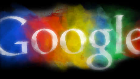 色彩繽紛的水彩風格 Google 標誌 壁紙