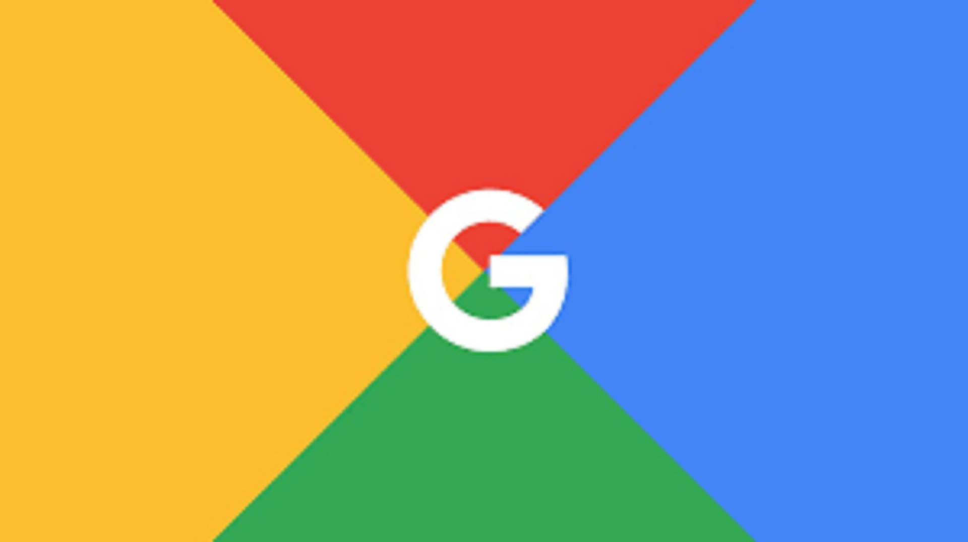 彩色幾何背景上的 Google 標誌