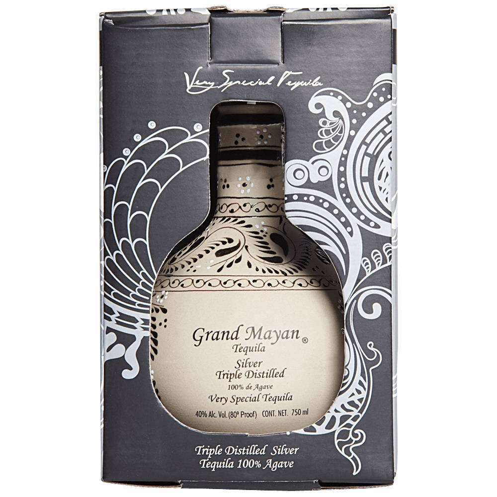 Grand Mayan Silver Tequila 酒瓶（裝飾包裝）