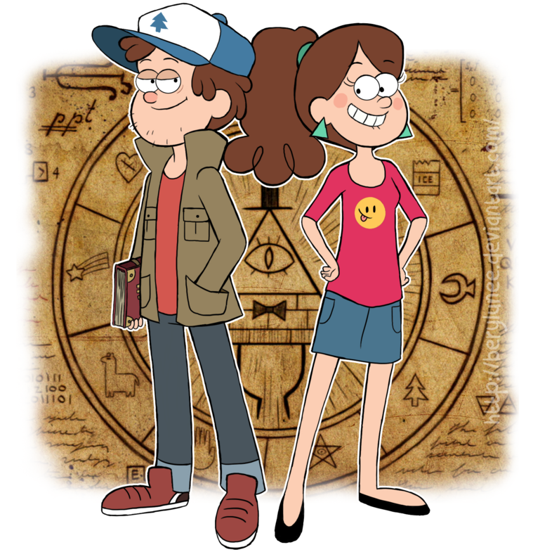 Gravity Falls 迪普與梅寶·派恩斯 壁紙