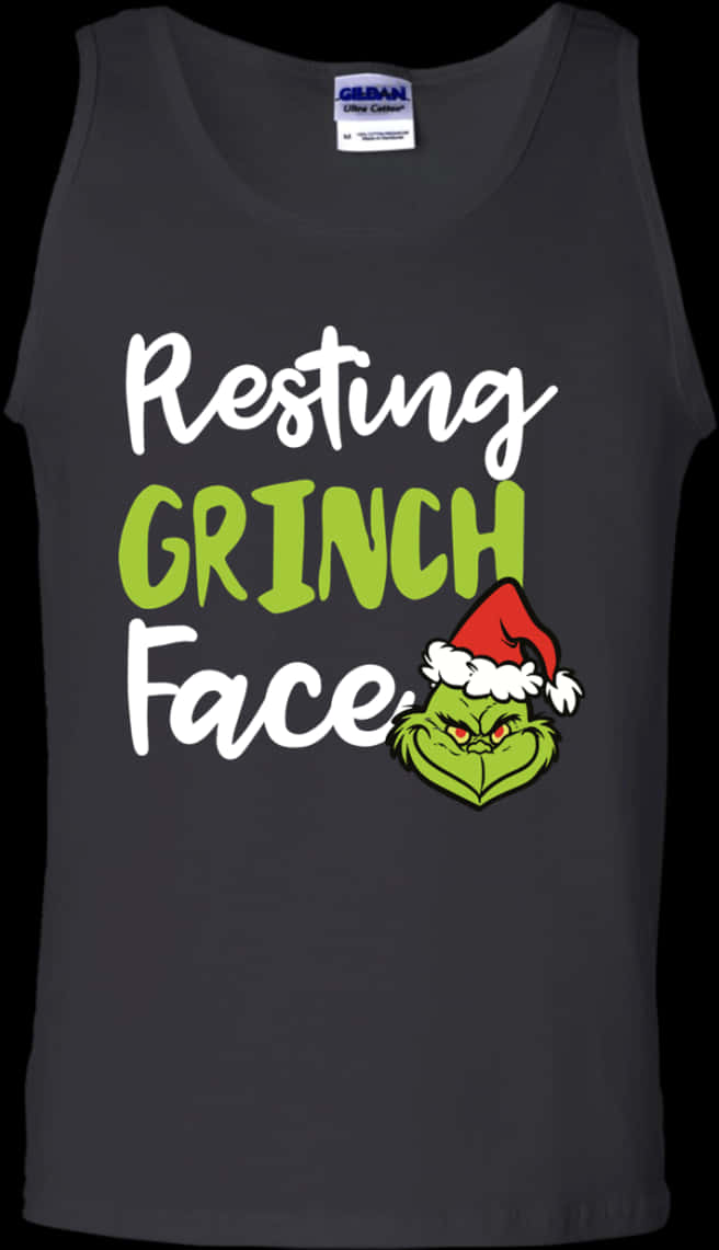Grinch 休息臉 Tank Top 背心 壁紙