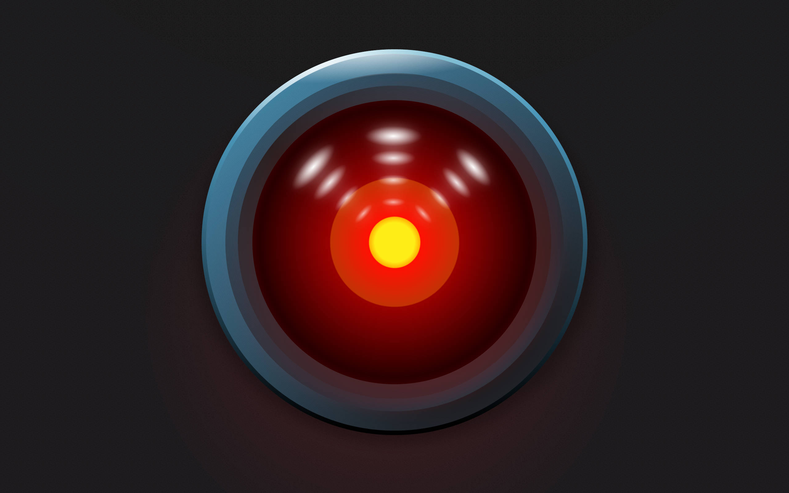 Hal 9000 紅色眼睛鏡頭 壁紙