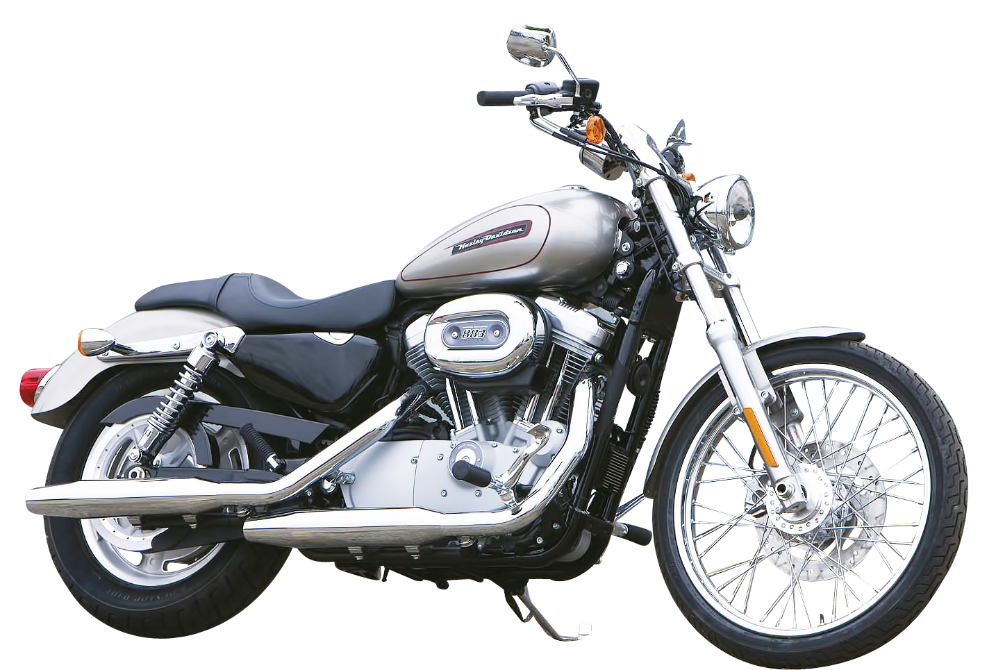 Harley Davidson 電單車孤立展示 壁紙