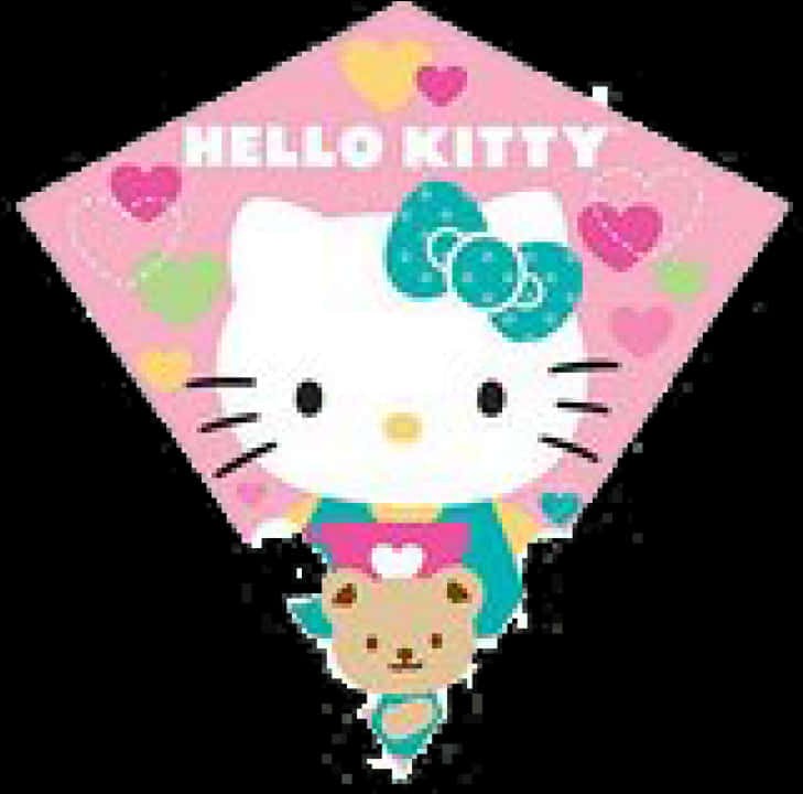 Hello Kitty 鑽石圖案 壁紙
