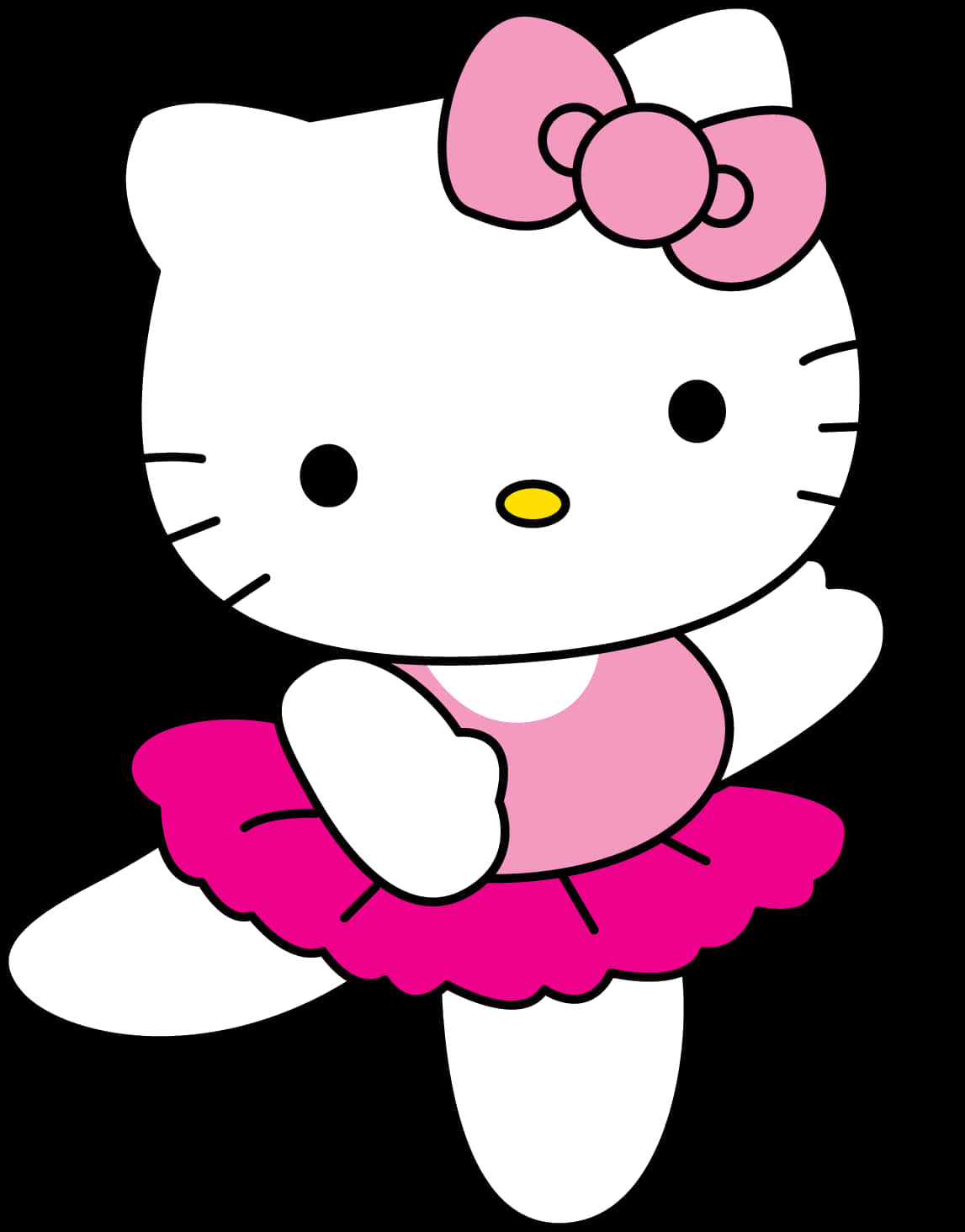 Hello Kitty 芭蕾舞者矢量圖 壁紙