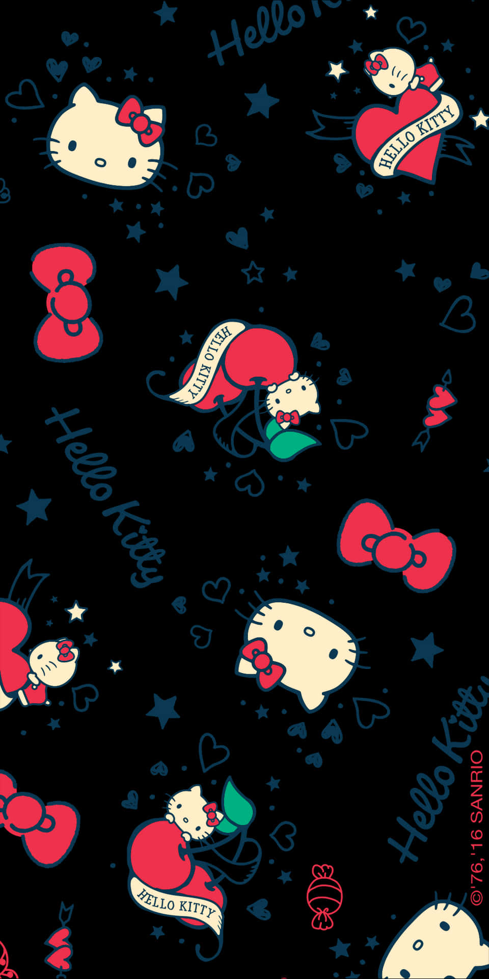 Hello Kitty 模式壁紙 壁紙