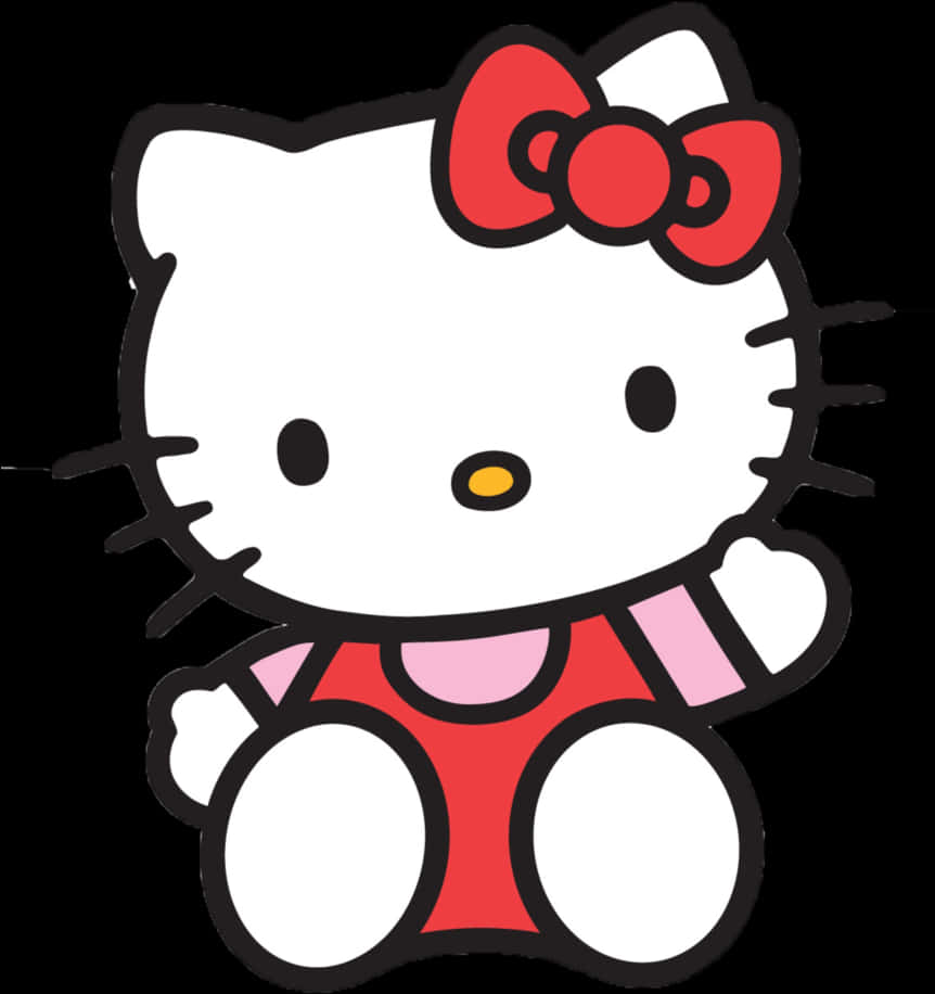 Hello Kitty經典姿勢 壁紙